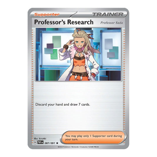 SV: Paldean Fates (PAF) - Professors Research Professor Sada 087 091 (#087/091) (Near Mint)