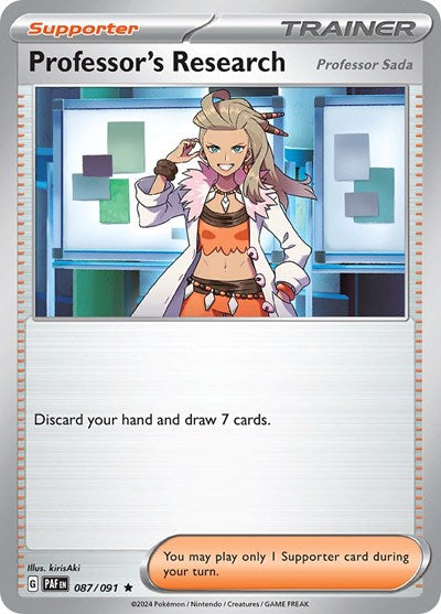 SV: Paldean Fates (PAF) - Professor's Research [Professor Sada] - 087/091 (#087/091, Rare) ()