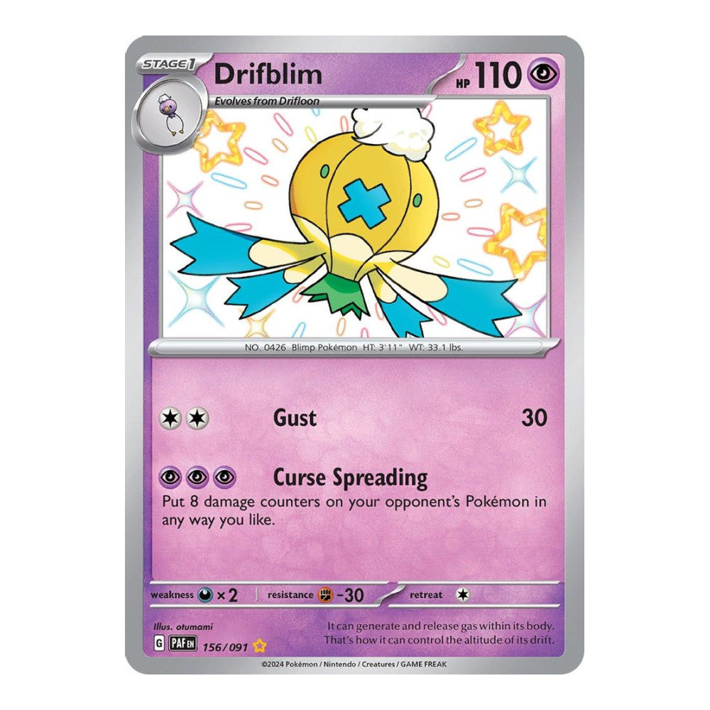 SV: Paldean Fates (PAF) - Drifblim (#156/091) (Near Mint)