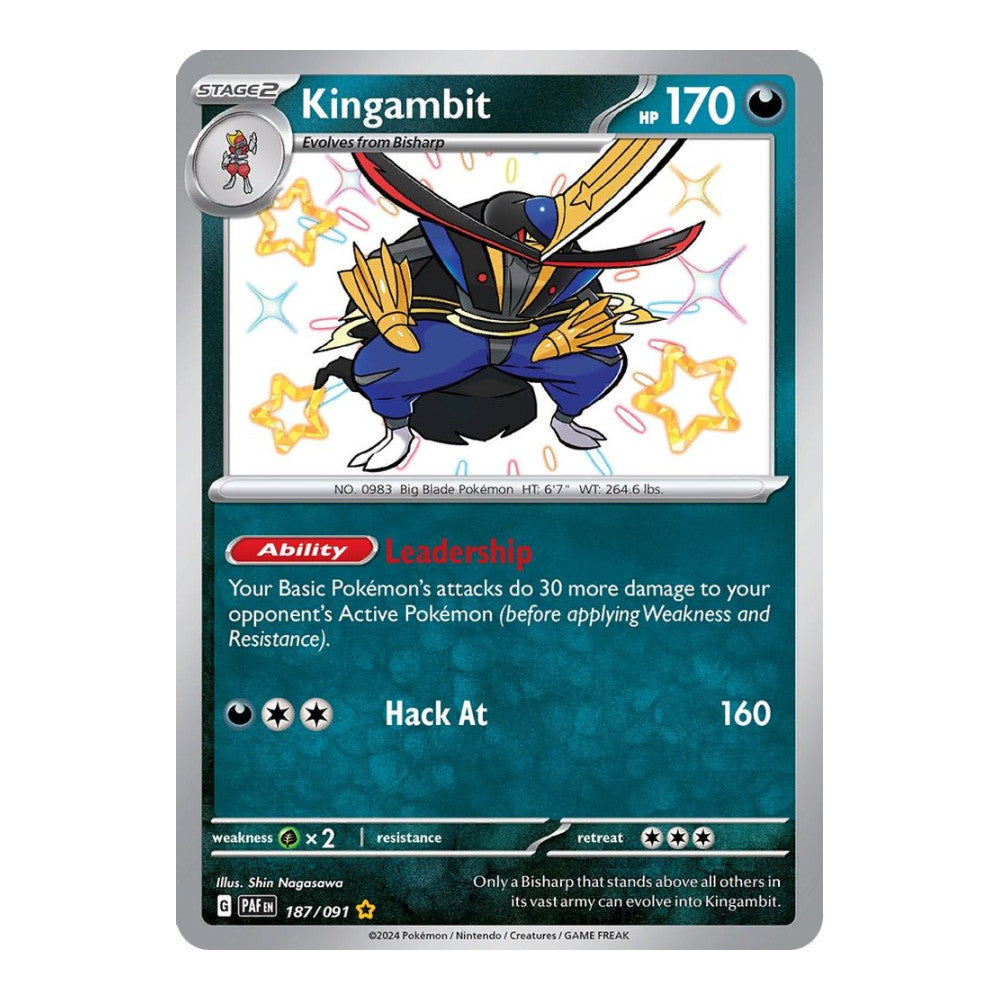 SV: Paldean Fates (PAF) - Kingambit (#187/091) (Near Mint)