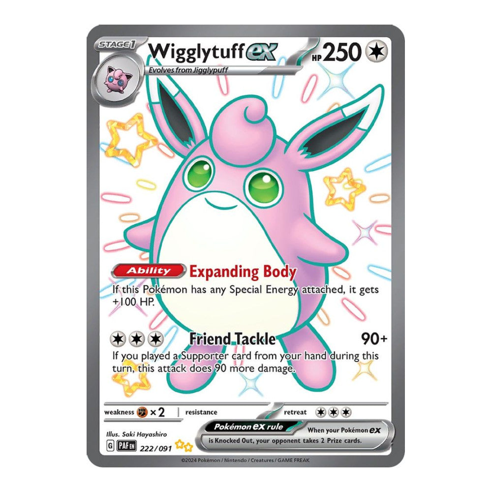 SV: Paldean Fates (PAF) - Wigglytuff ex (#222/091) (Near Mint)