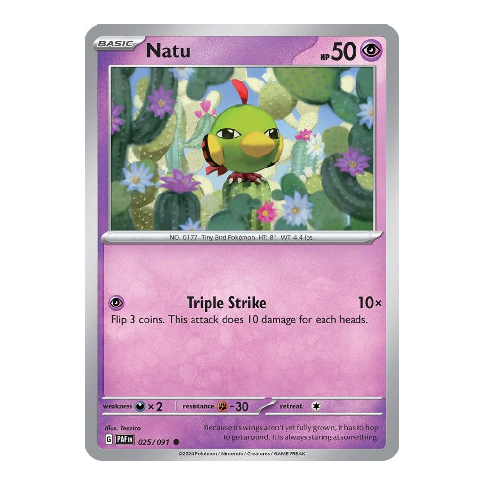 SV: Paldean Fates (PAF) - Natu 025 091 (#025/091)