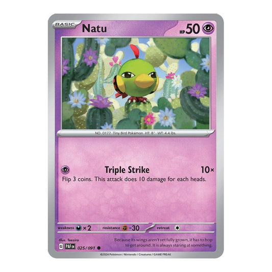 SV: Paldean Fates (PAF) - Natu 025 091 (#025/091)