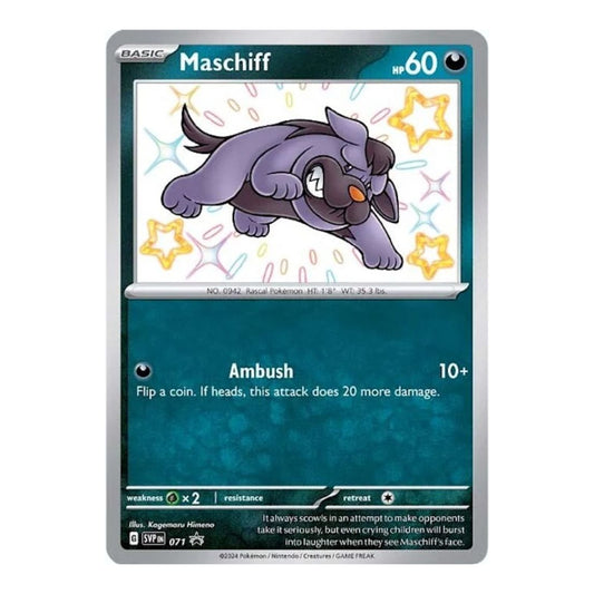 SV: Scarlet & Violet Promo Cards (SVP) - Maschiff - 071 (#071) (Near Mint)