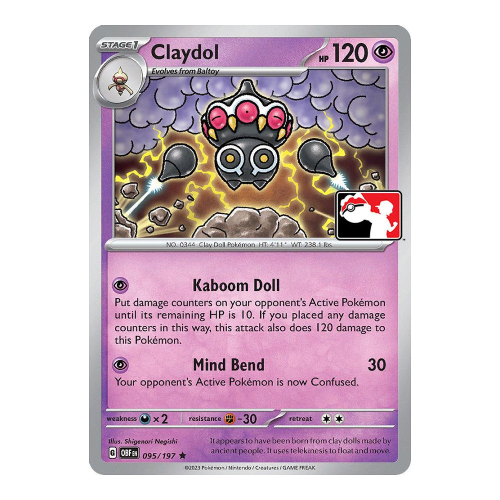 Prize Pack Series Cards () - Claydol 095 197 (#095/197) (Near Mint)