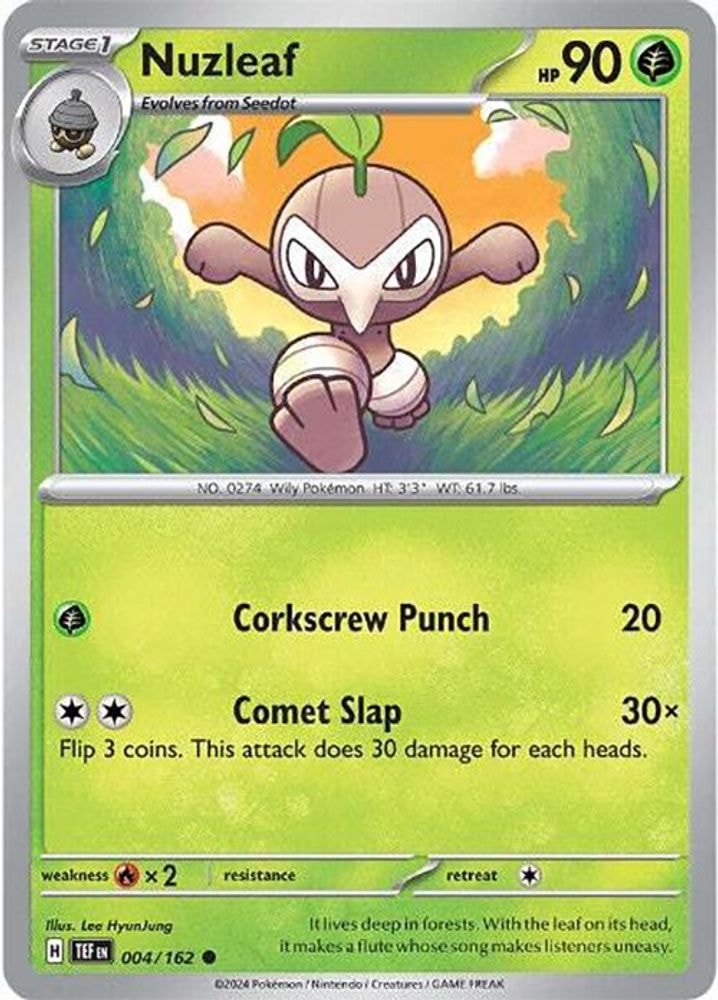 SV05: Temporal Forces (TEF) - Nuzleaf (#004/162, Common) ()