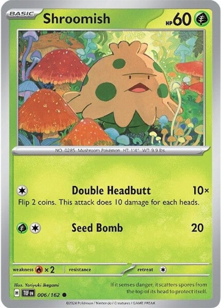 SV05: Temporal Forces (TEF) - Shroomish (#006/162, Common) ()