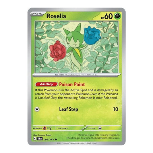 SV05: Temporal Forces (TEF) - Roselia (#008/162) (Near Mint)