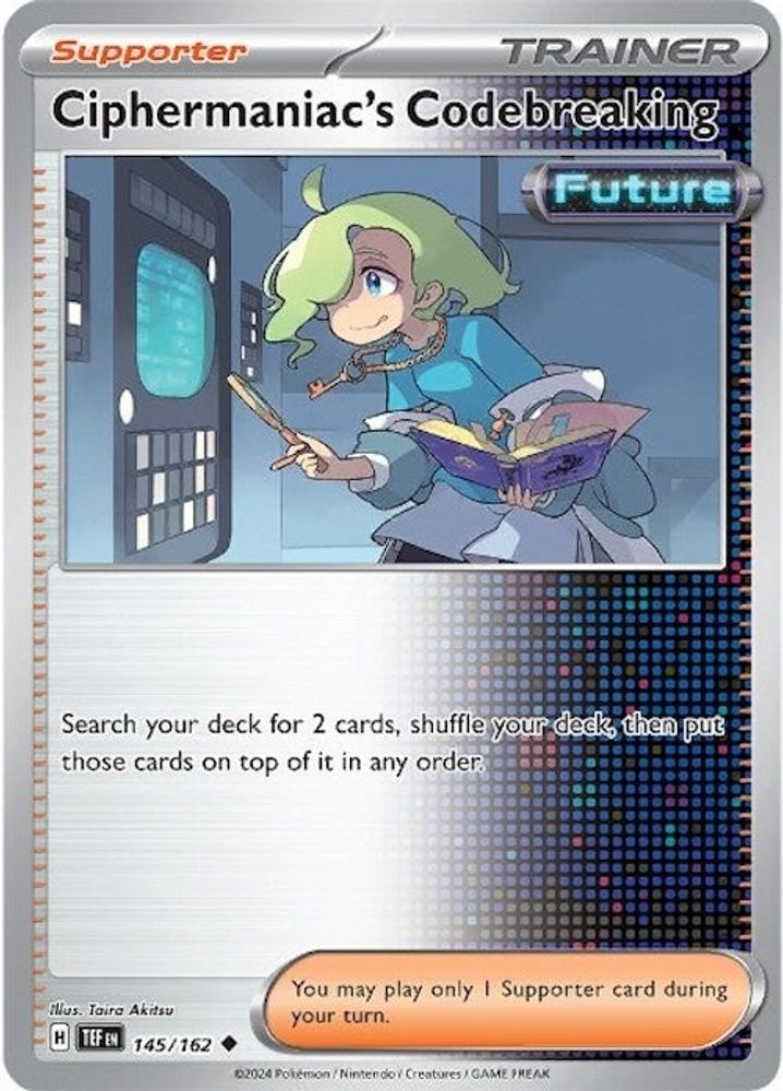 SV05: Temporal Forces (TEF) - Ciphermaniac's Codebreaking - 145/162 (#145/162, Uncommon) ()