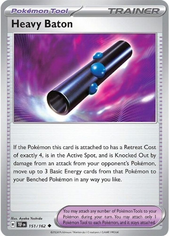 SV05: Temporal Forces (TEF) - Heavy Baton (#151/162, Uncommon) ()