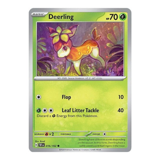 SV05: Temporal Forces (TEF) - Deerling 016 162 (#016/162) (Near Mint)
