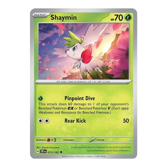 SV05: Temporal Forces (TEF) - Shaymin (#013/162) (Near Mint)
