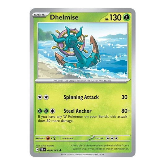 SV05: Temporal Forces (TEF) - Dhelmise (#019/162) (Near Mint)