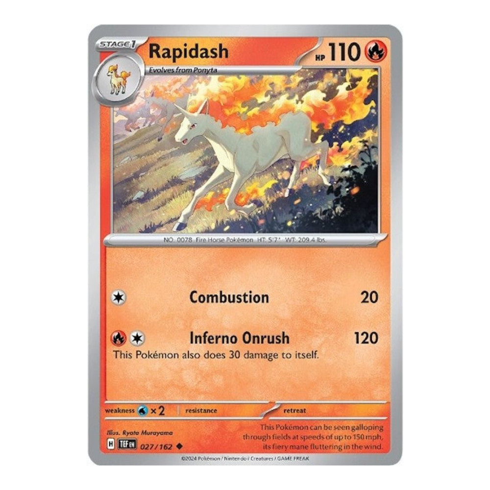 SV05: Temporal Forces (TEF) - Rapidash (#027/162) (Near Mint)