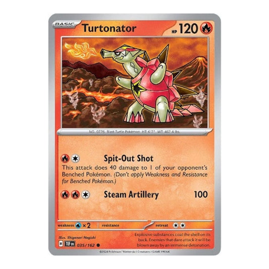 SV05: Temporal Forces (TEF) - Turtonator (#035/162) (Near Mint)