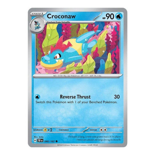 SV05: Temporal Forces (TEF) - Croconaw (#040/162) (Near Mint)