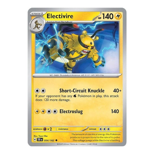 SV05: Temporal Forces (TEF) - Electivire (#054/162) (Near Mint)