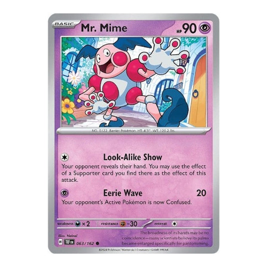 SV05: Temporal Forces (TEF) - Mr Mime (#063/162) (Near Mint)