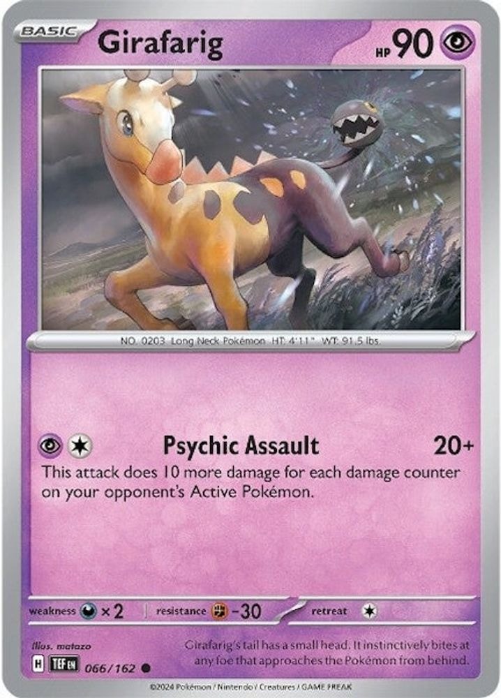 SV05: Temporal Forces (TEF) - Girafarig (#066/162, Common) ()
