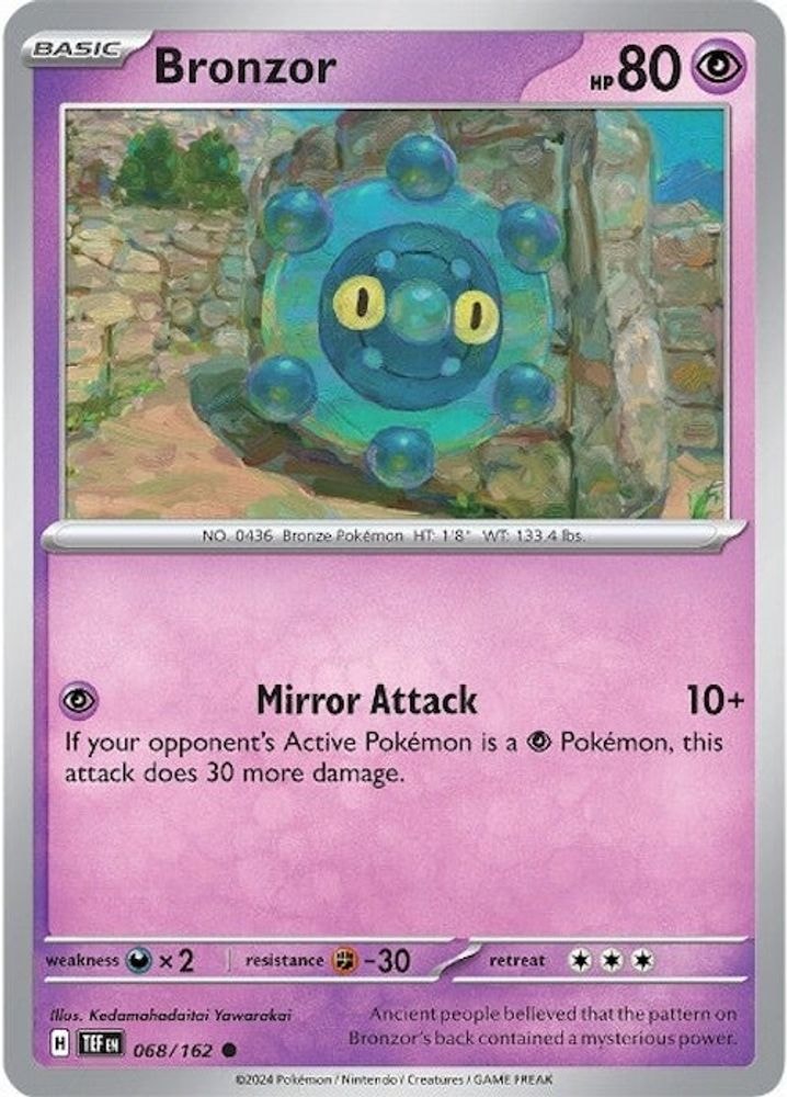 SV05: Temporal Forces (TEF) - Bronzor - 068/162 (#068/162, Common) ()