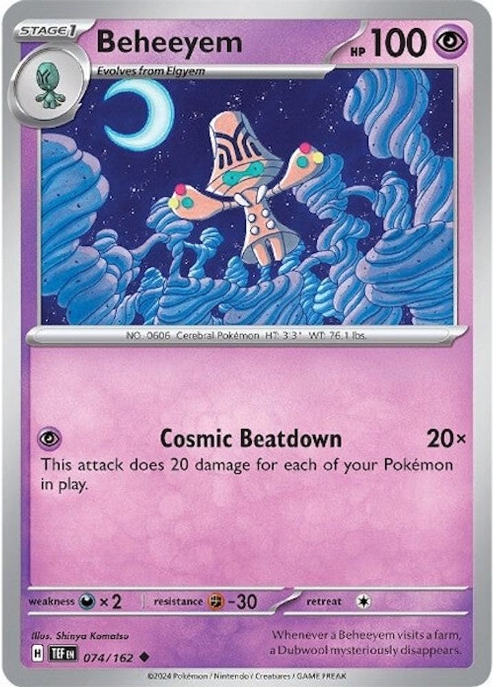 SV05: Temporal Forces (TEF) - Beheeyem (#074/162, Uncommon) ()