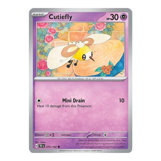 SV05: Temporal Forces (TEF) - Cutiefly 075 162 (#075/162) (Near Mint)
