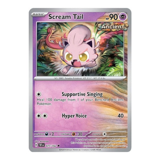 SV05: Temporal Forces (TEF) - Scream Tail (#077/162) (Near Mint)