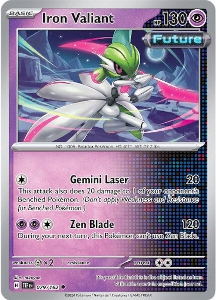 SV05: Temporal Forces (TEF) - Iron Valiant - 079/162 (#079/162, Uncommon) ()