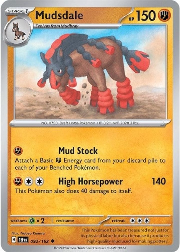 SV05: Temporal Forces (TEF) - Mudsdale - 092/162 (#092/162, Uncommon) ()