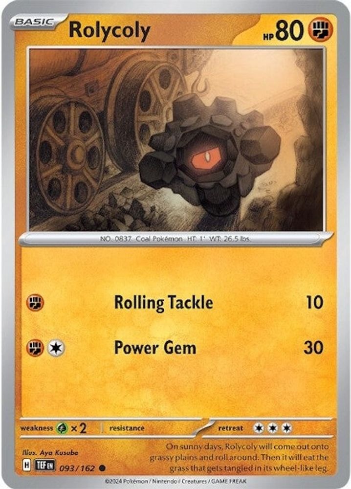 SV05: Temporal Forces (TEF) - Rolycoly (#093/162, Common) ()