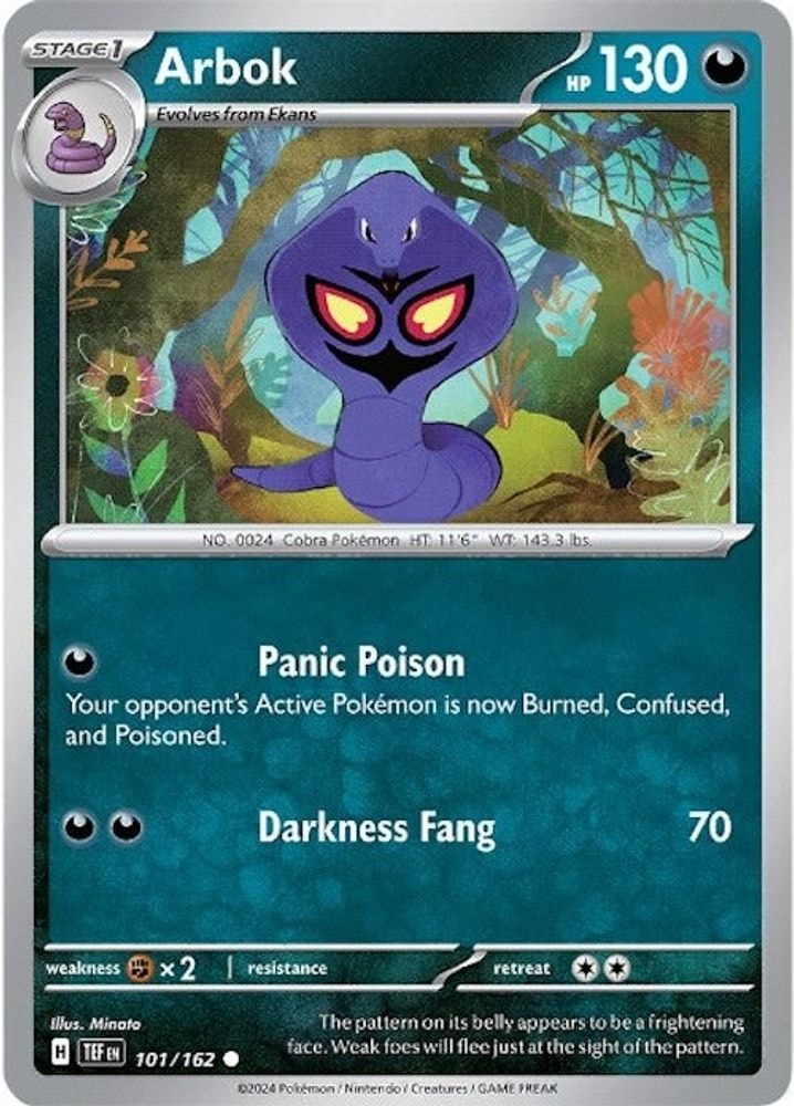 SV05: Temporal Forces (TEF) - Arbok - 101/162 (#101/162, Common)