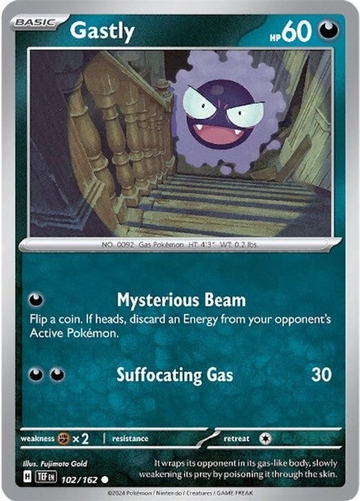 SV05: Temporal Forces (TEF) - Gastly - 102/162 (#102/162, Common) ()