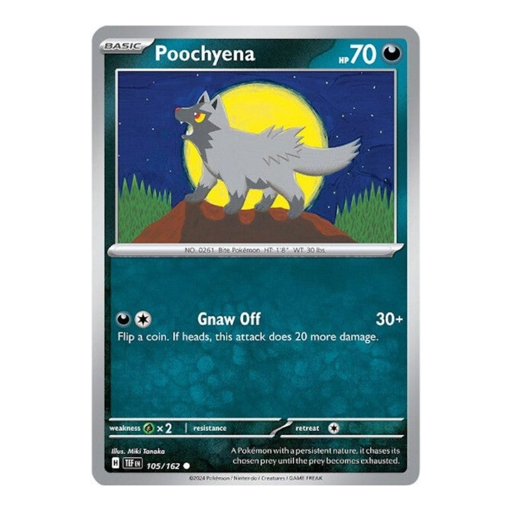 SV05: Temporal Forces (TEF) - Poochyena (#105/162) (Near Mint)