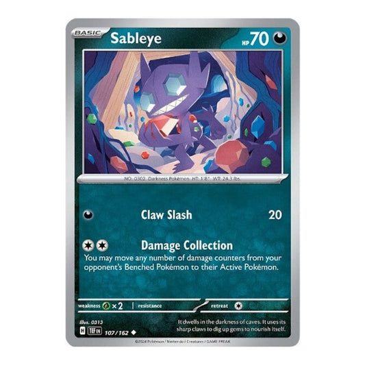 SV05: Temporal Forces (TEF) - Sableye (#107/162) (Near Mint)