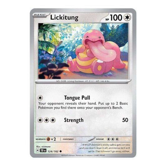SV05: Temporal Forces (TEF) - Lickitung 124 162 (#124/162) (Near Mint)