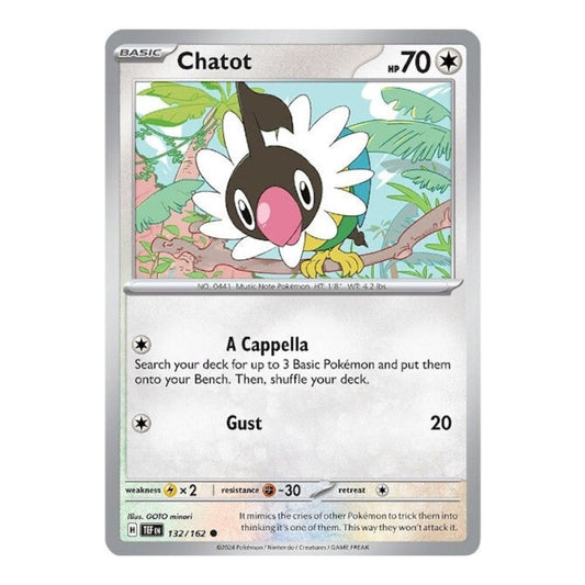 SV05: Temporal Forces (TEF) - Chatot 132 162 (#132/162) (Near Mint)