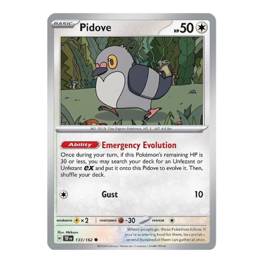 SV05: Temporal Forces (TEF) - Pidove (#133/162) (Near Mint)