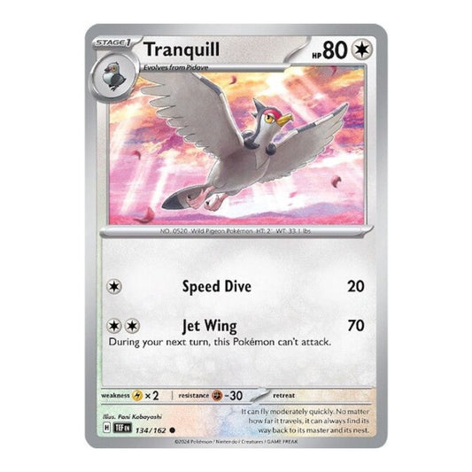 SV05: Temporal Forces (TEF) - Tranquill (#134/162) (Near Mint)