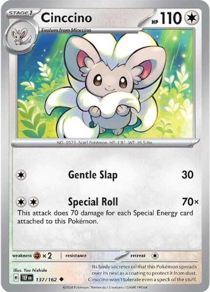 SV05: Temporal Forces (TEF) - Cinccino - 137/162 (#137/162, Uncommon) ()