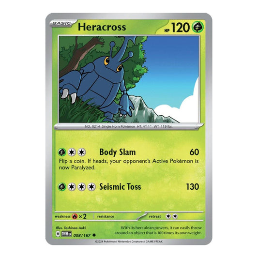 SV06: Twilight Masquerade (TWM) - Heracross (#008/167) (Near Mint)