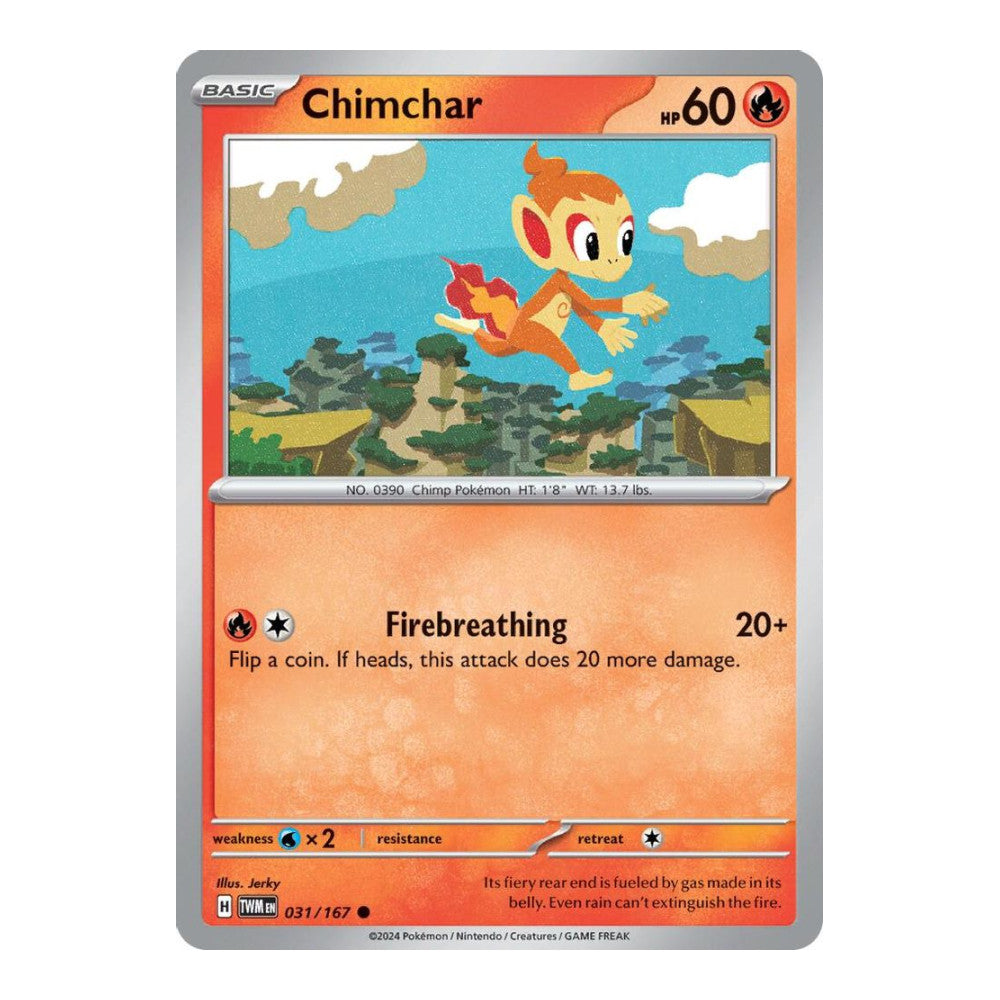 SV06: Twilight Masquerade (TWM) - Chimchar (#031/167) (Near Mint)