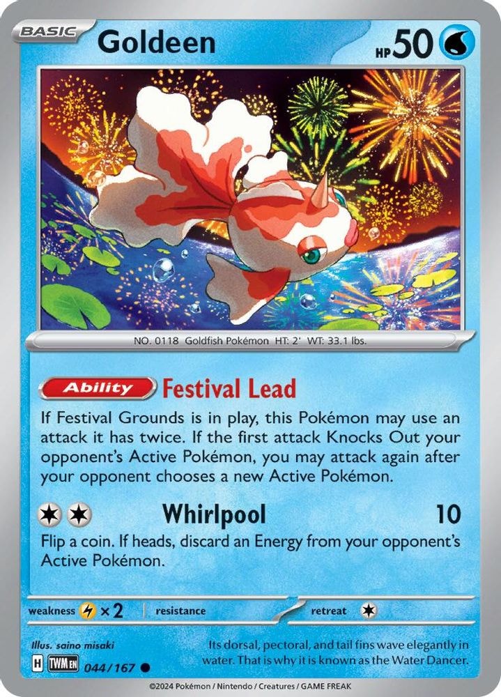 SV06: Twilight Masquerade (TWM) - Goldeen (#044/167, Common) ()