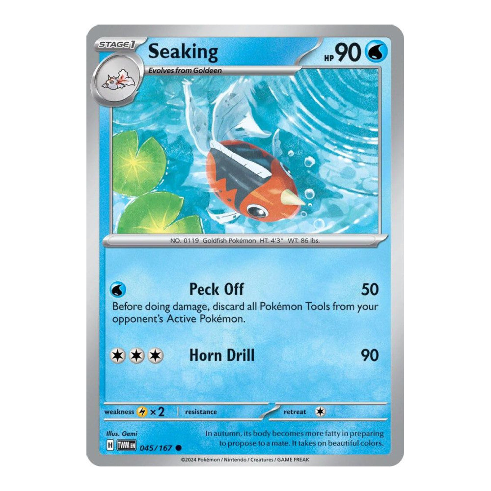 SV06: Twilight Masquerade (TWM) - Seaking (#045/167) (Near Mint)