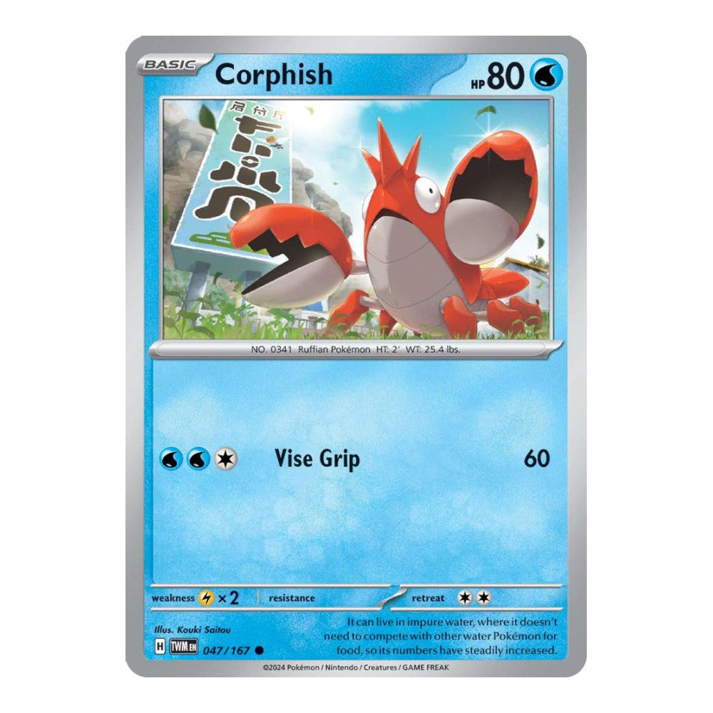 SV06: Twilight Masquerade (TWM) - Corphish (#047/167) (Near Mint)