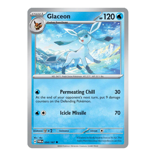 SV06: Twilight Masquerade (TWM) - Glaceon (#054/167) (Near Mint)