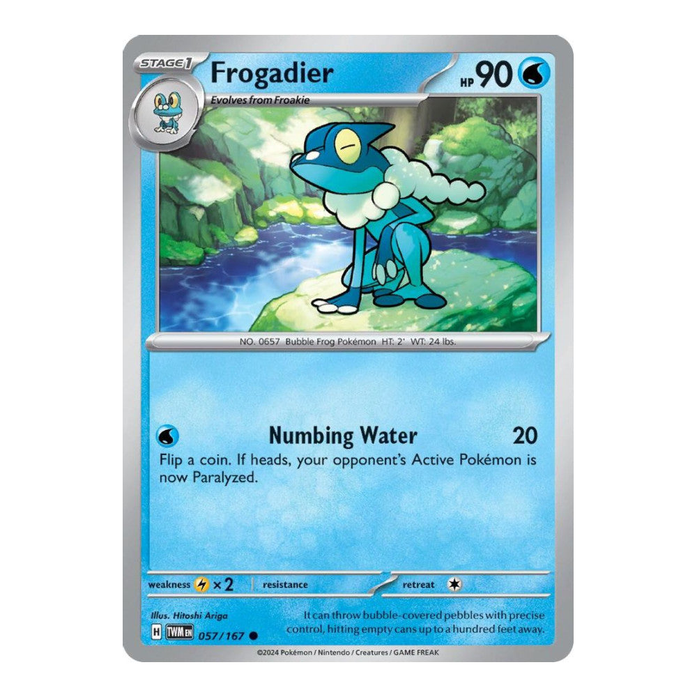 SV06: Twilight Masquerade (TWM) - Frogadier (#057/167) (Near Mint)