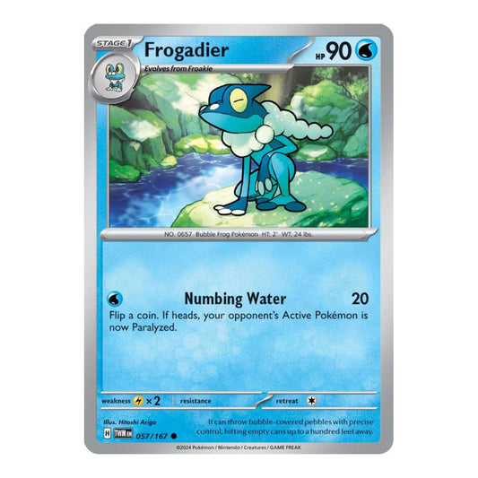SV06: Twilight Masquerade (TWM) - Frogadier (#057/167) (Near Mint)
