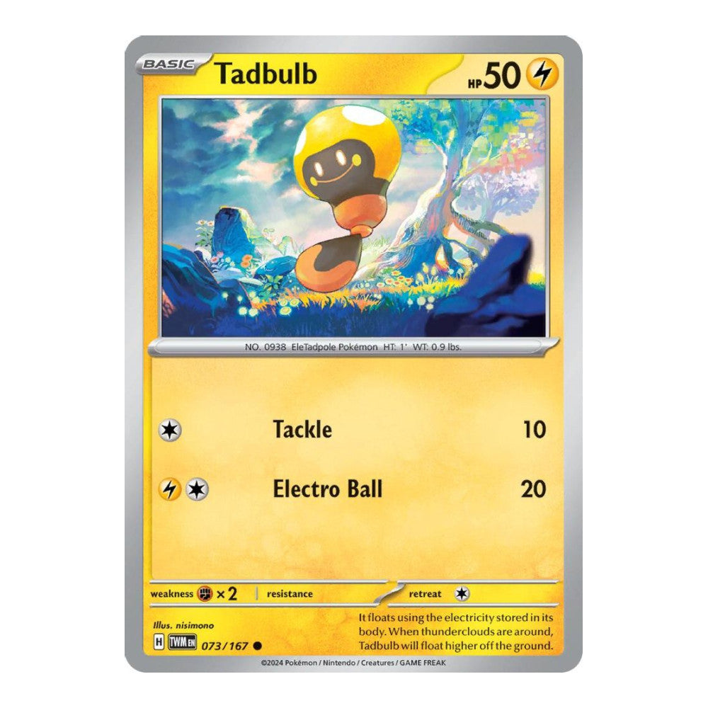 SV06: Twilight Masquerade (TWM) - Tadbulb (#073/167) (Near Mint)