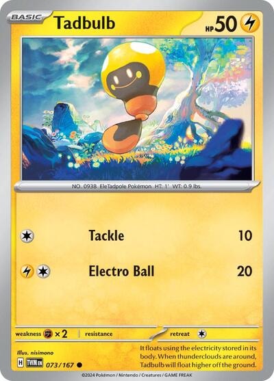 SV06: Twilight Masquerade (TWM) - Tadbulb