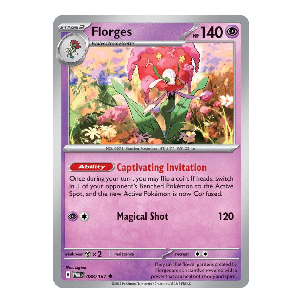 SV06: Twilight Masquerade (TWM) - Florges (#088/167) (Near Mint)